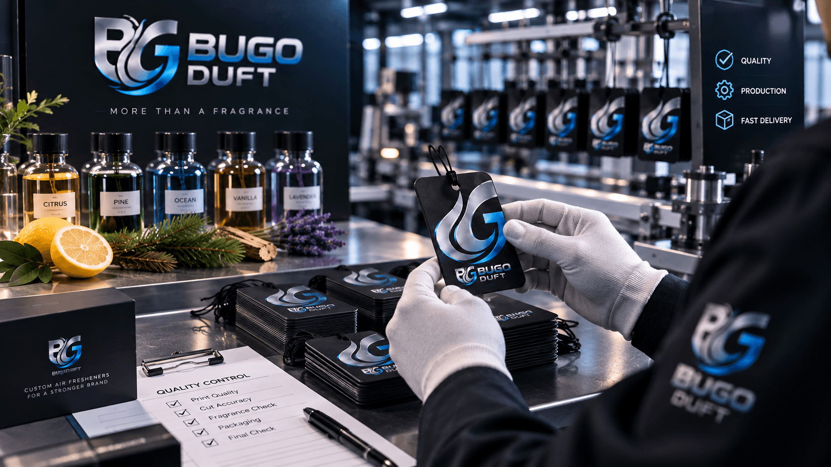 Duftmuster testen: So wählen Unternehmen den richtigen Duft – individueller Duftbaum für Unternehmen