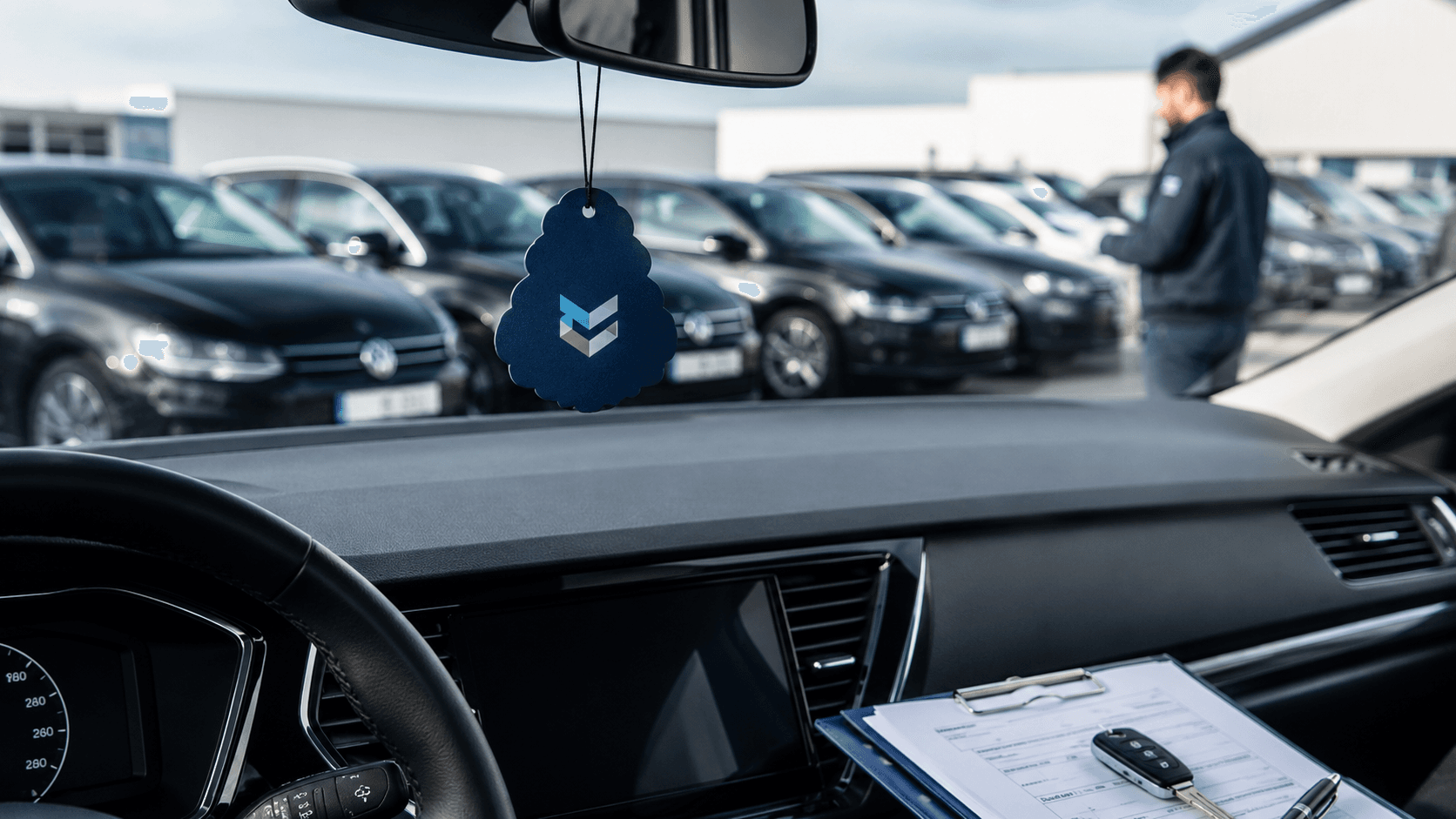 Individuelle Duftbäume für Autovermietungen und Fahrzeugflotten
